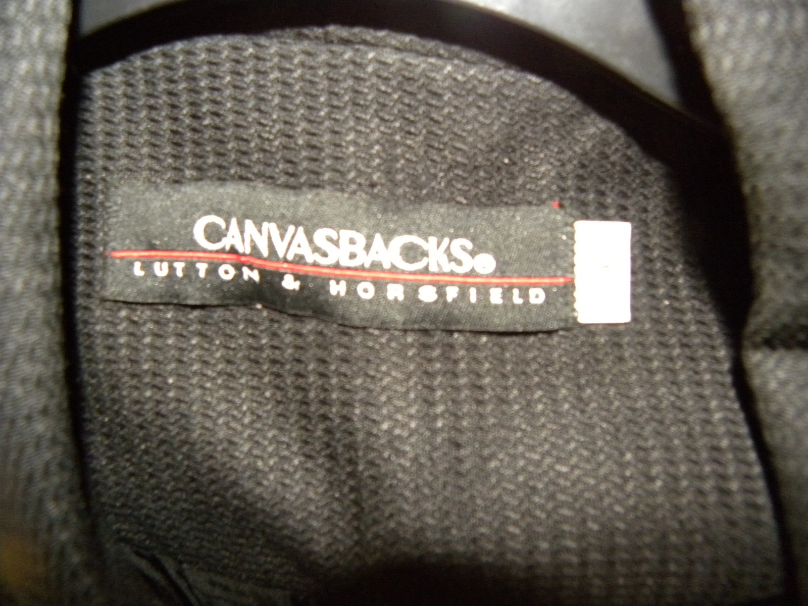 Vintage Canvasbacks Blazer Lutton & Horsfield Black w/Sequins 100% SILK LS Small