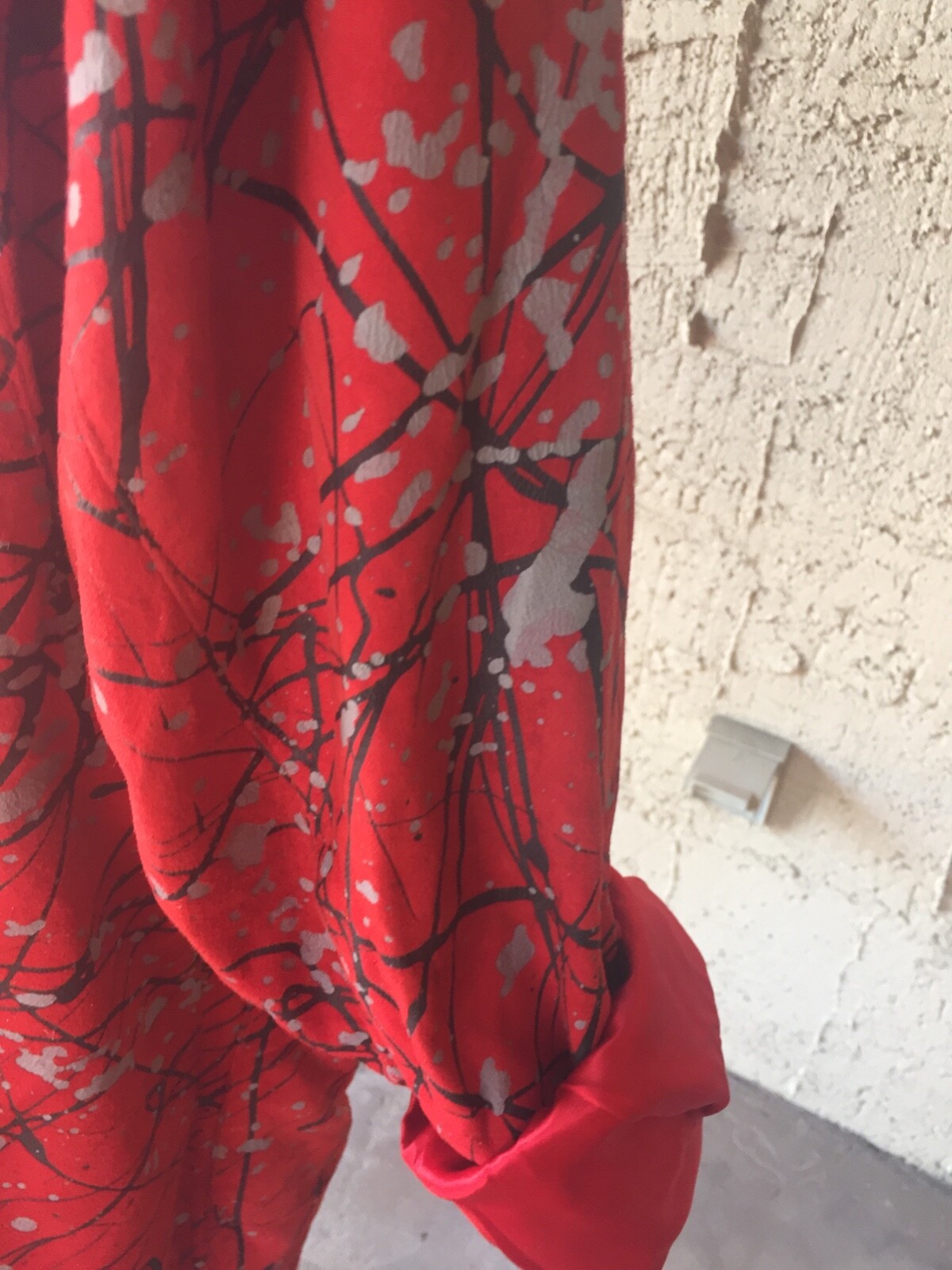 VAKKO 3pc. Lipstick Red Suede Coat w 2 Matching Skirts Ensemble