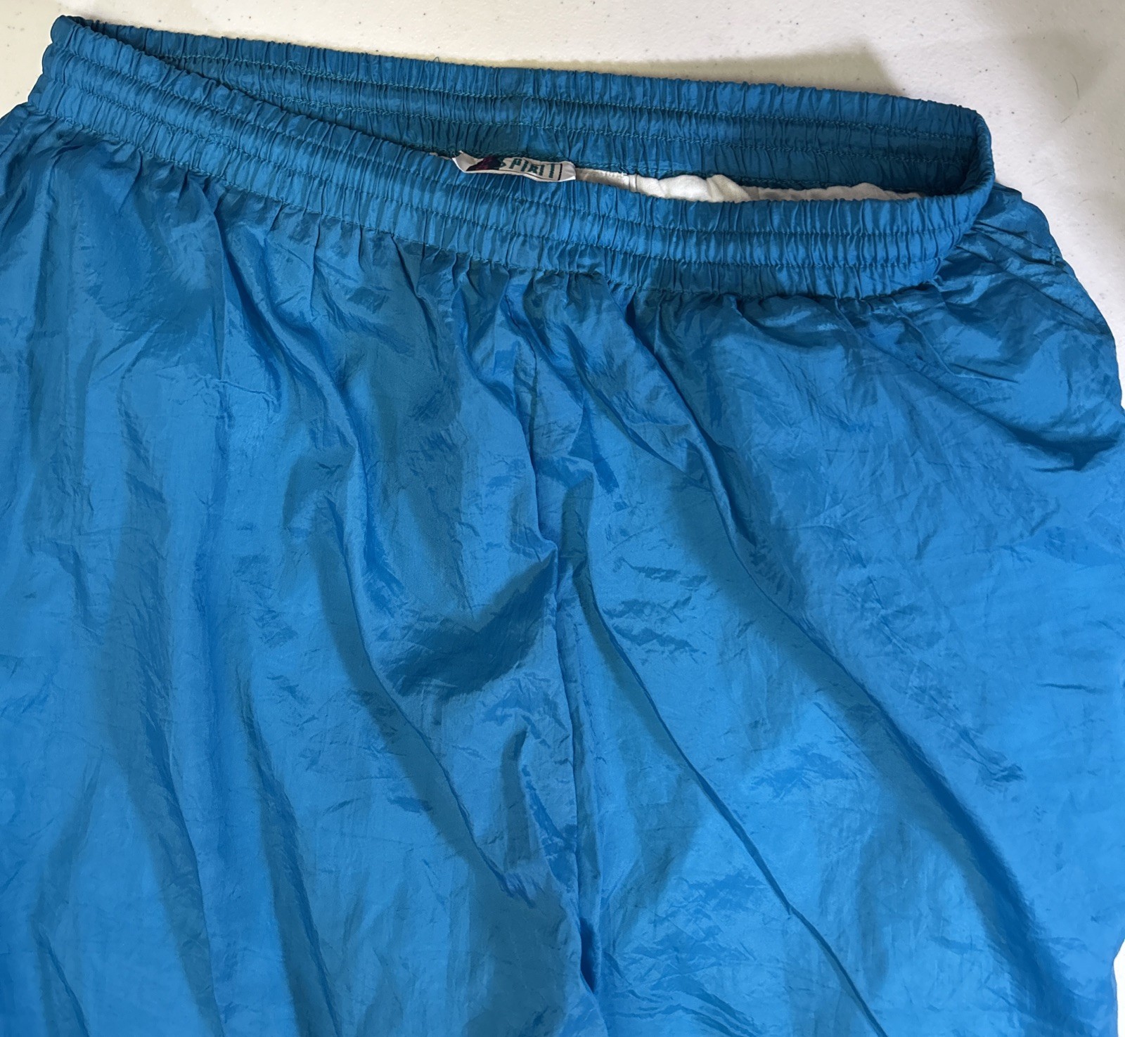 Retro Track Suit 80s 90s Women’s X LARGE Nylon Bolo Spirit Athletic COLORBLOCK