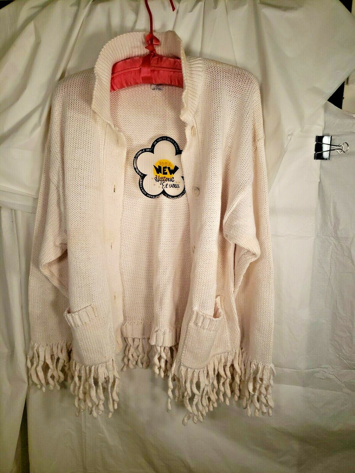New with tags, Vintage Hysteric Et Vous White Sweater