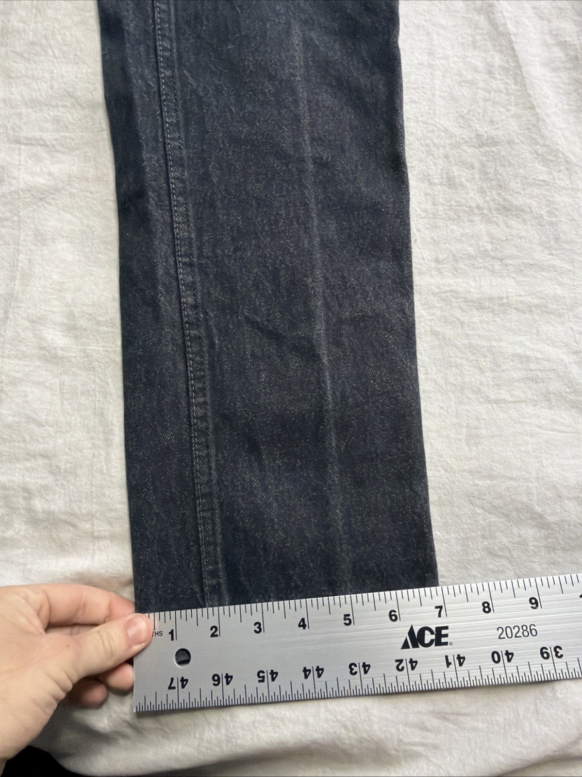 Vintage 70s Levis 26501 Jeans Denim Women Straight Black 24X32
