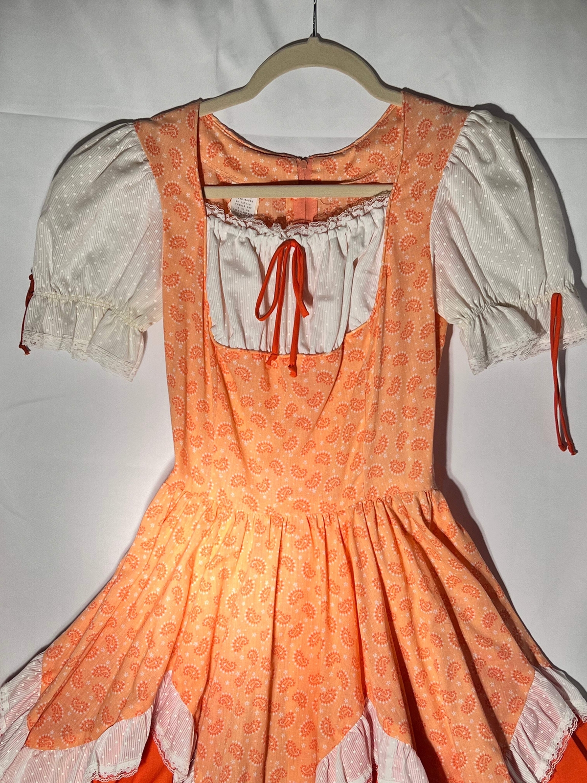 Vintage Square Dancing Dress – Partner Please- size 8 – women’s dress