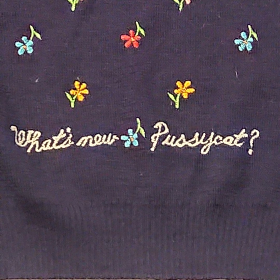 Cyn Les Shirlee Vintage 70s CREWNECK Sweater ” What New Pussycat ” Cat