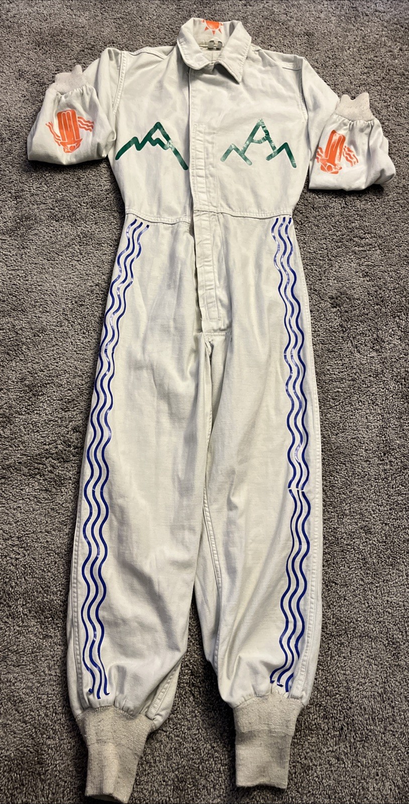 Vintage 80’s USGI Cotton Sateen Type II Jumpsuit Custom Upcycled Canvas