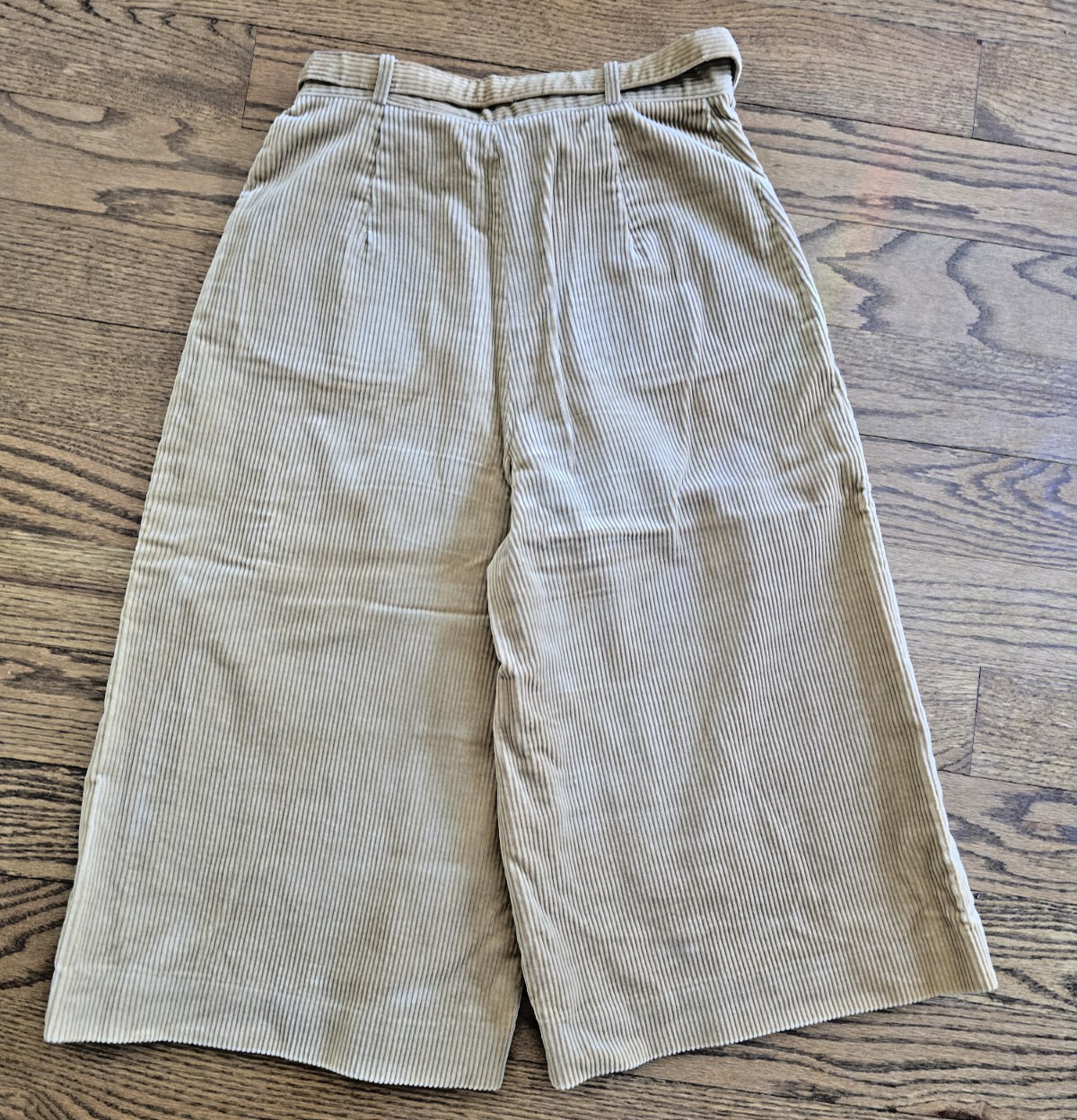 Vintage John Meyer Corduroy Wide Leg High Waist Culottes Goucho Pants