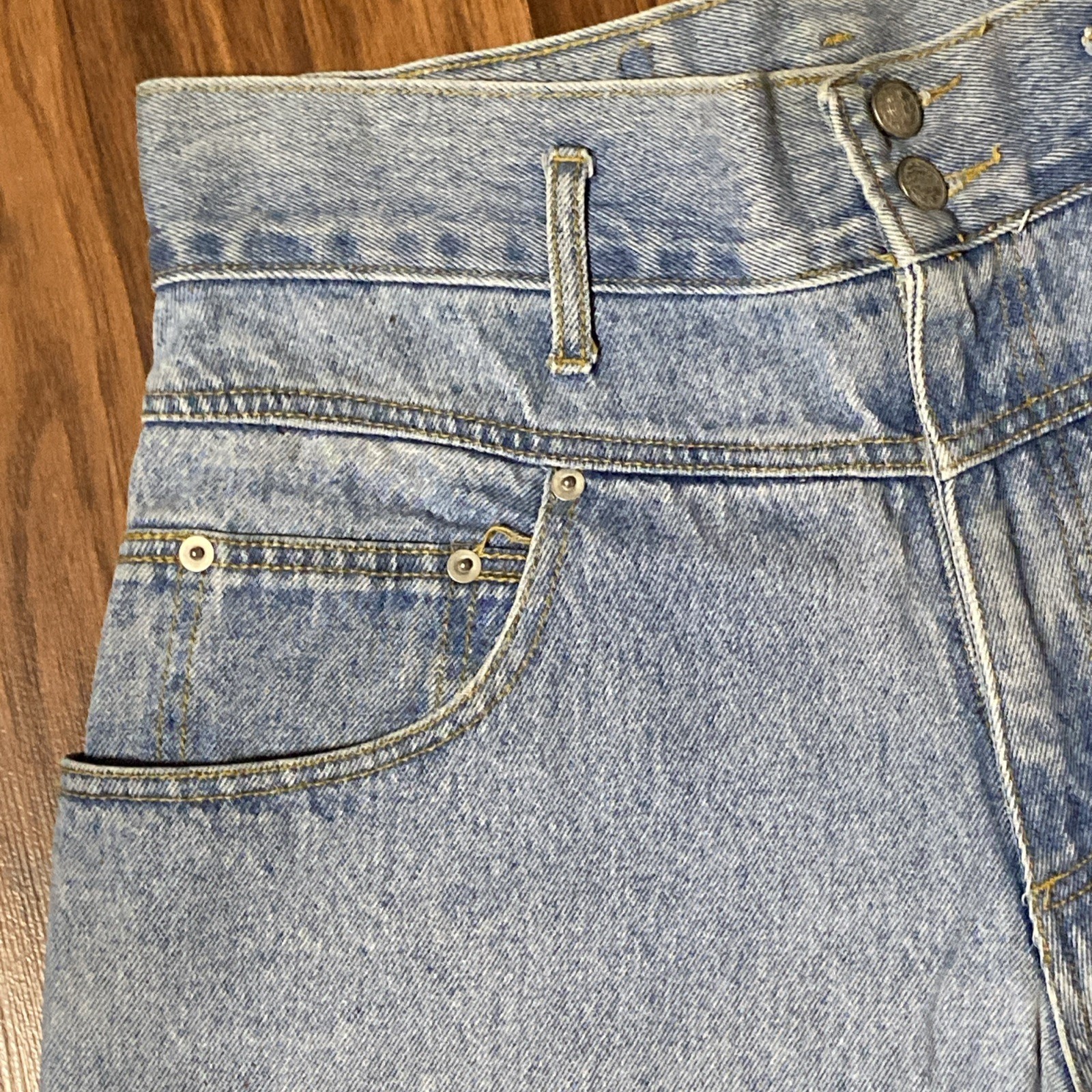 Vintage Y2K Baxter Women’s Jeans Sz M 30×25.5 Baggy Wide Leg Pleated High Rise