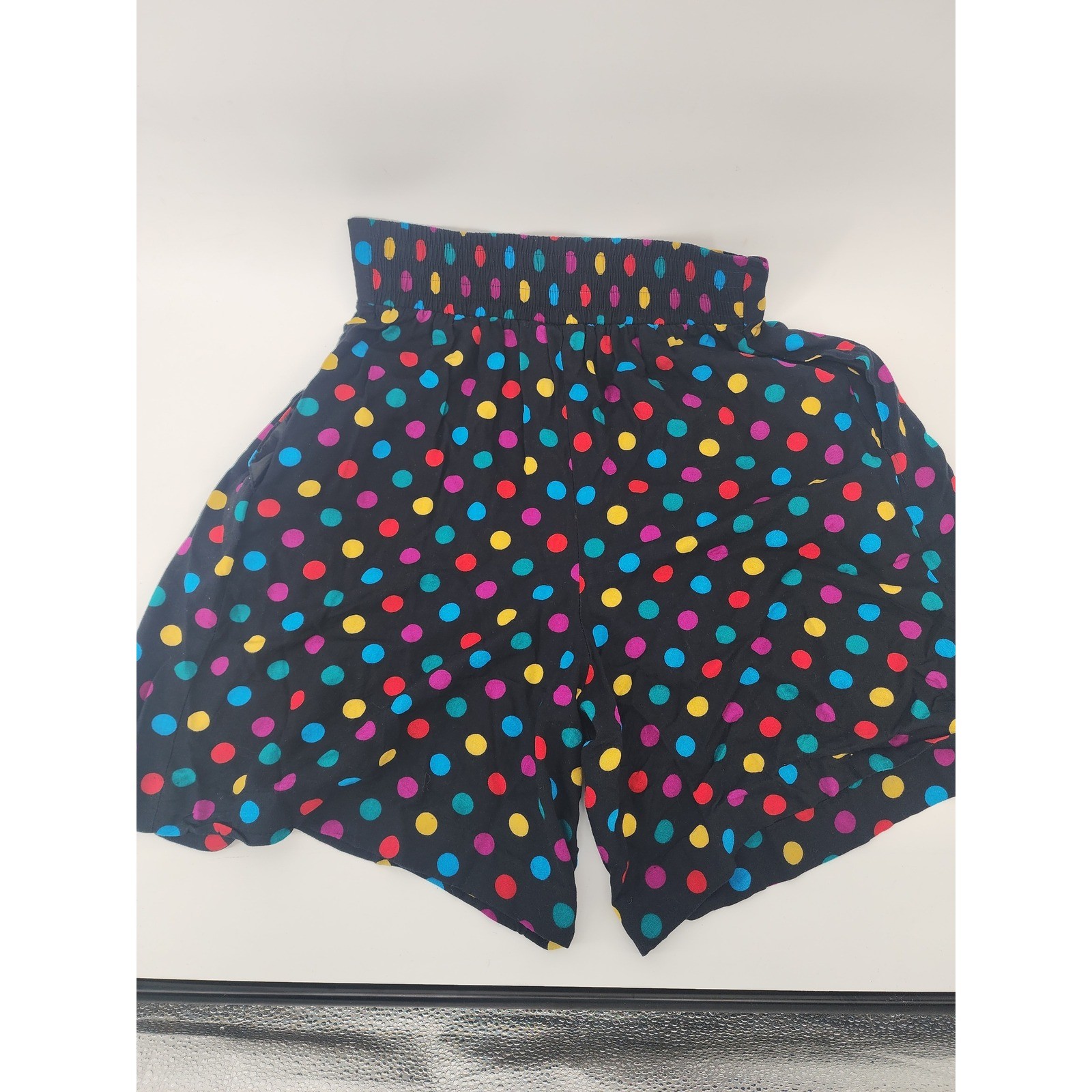 Vintage Bobbie Brooks Polka Dot Shorts Small Multicolor High Waist 80s 90s