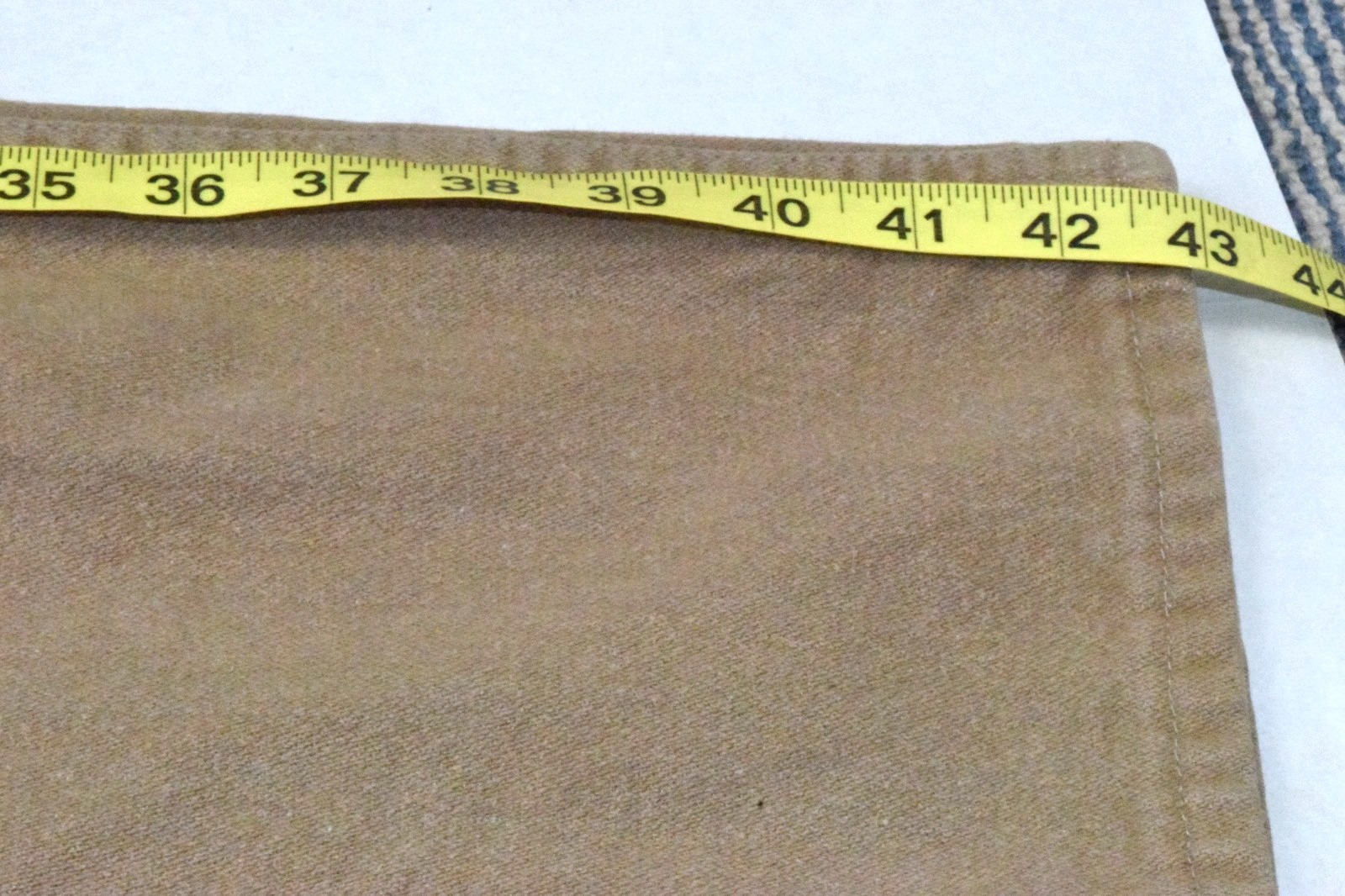 Vintage Wrangler Jeans W30 L33 80s Tan Riveted High Waist Straight Leg Made USA