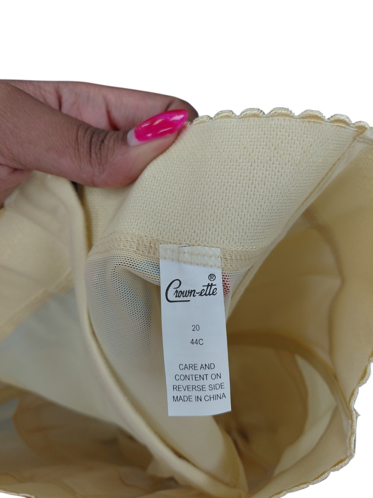Vintage Crown-nette Longline Bra Size 44C