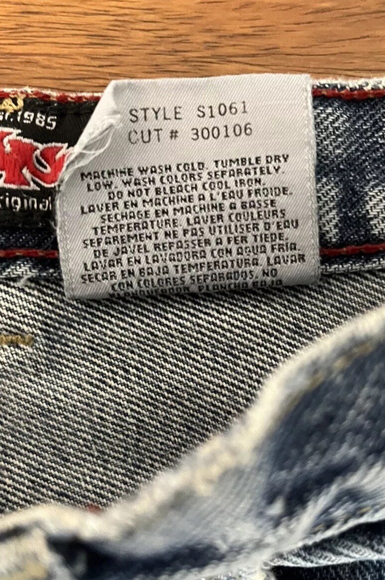 Vtg Jnco Jeans Basics Original Women’s Sz7 20” 1061 USA Style S1061 Cut#300106