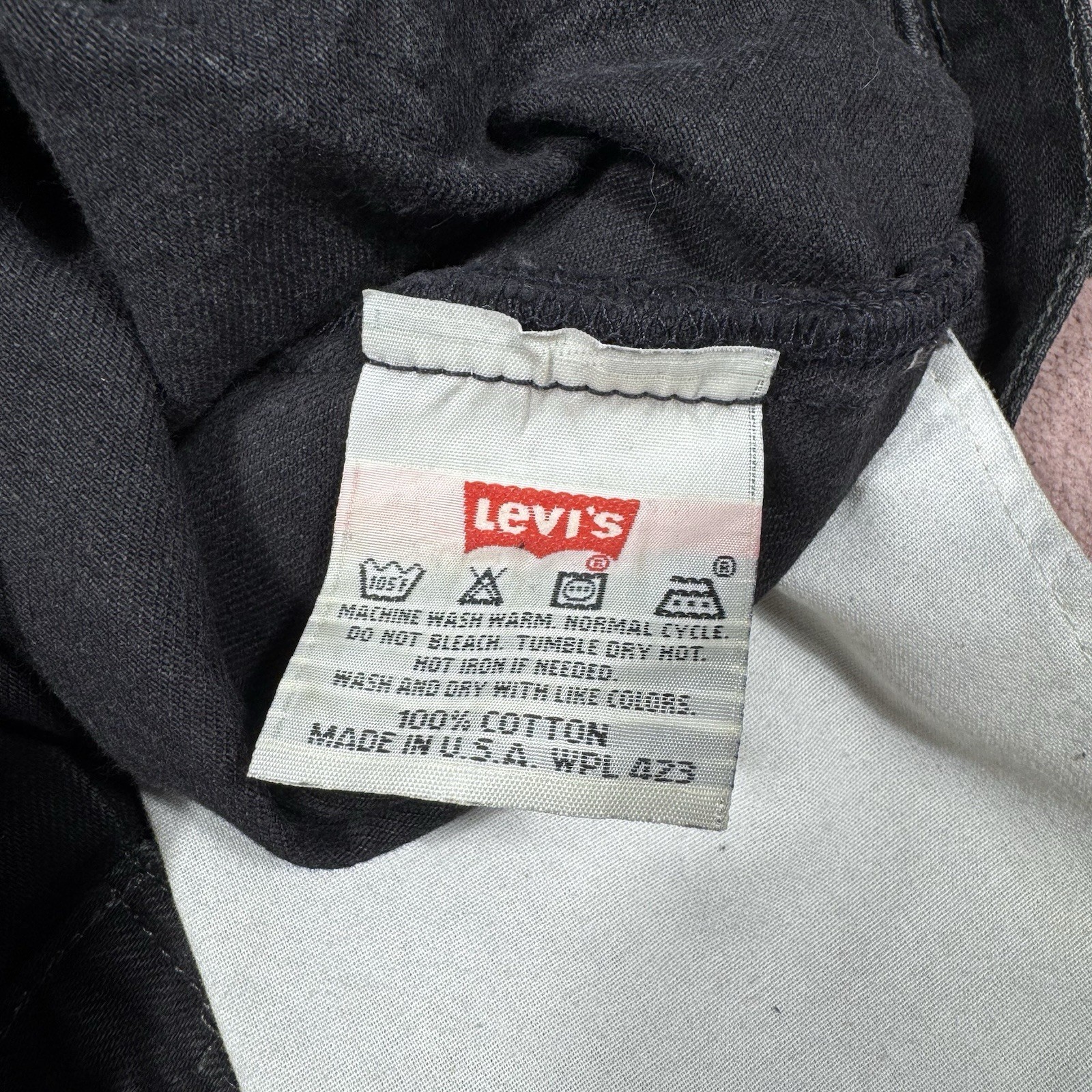 Rare Vintage 90s Women’s Black Levi’s XX 501 Made In USA 29×34