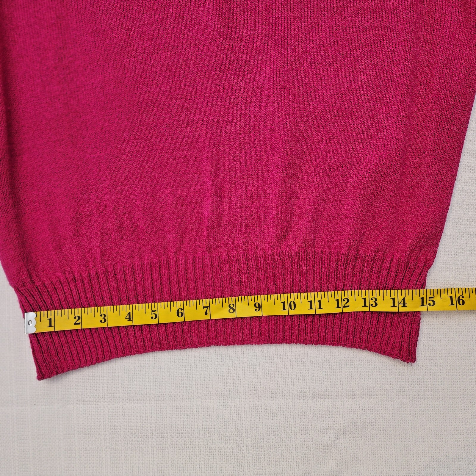 Vintage 80s Pink Paisley Two Piece Sweater Skirt Set Anthony Sicari Size 12