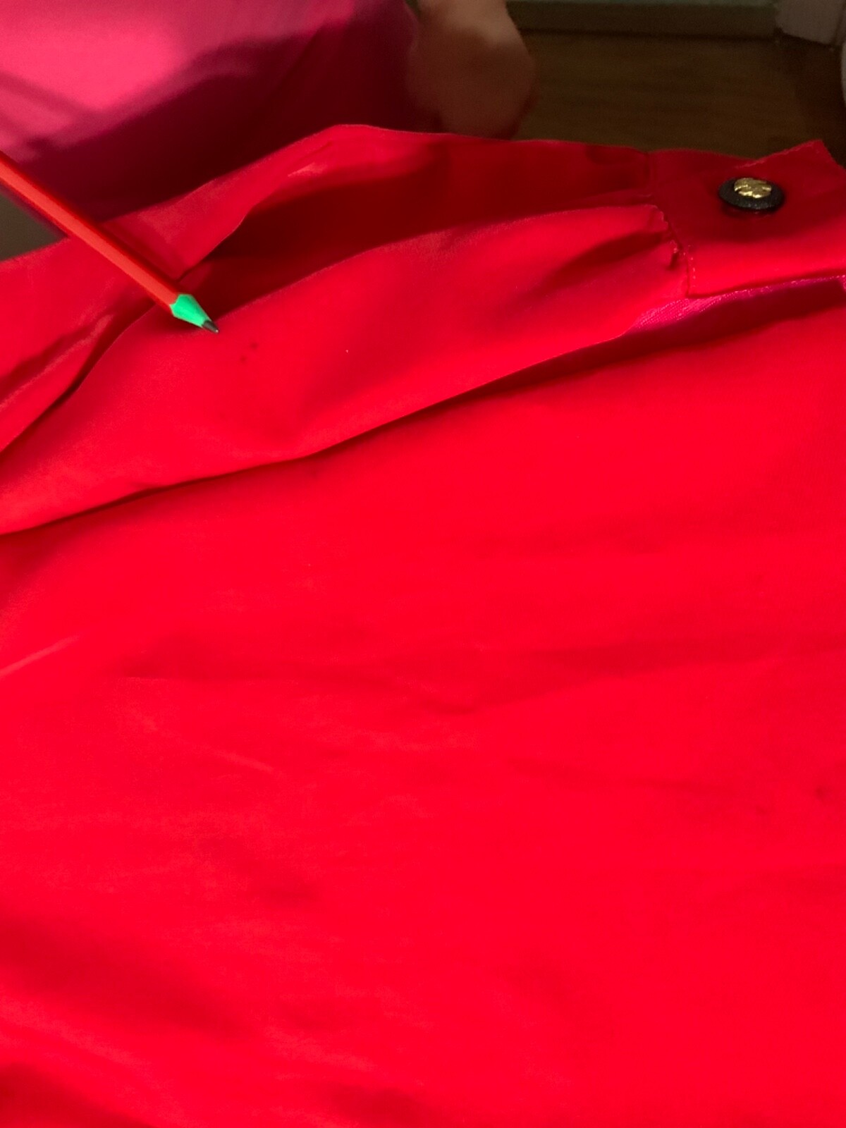 VINTAGE CITY GIRL by NANCY BOLEN RED BLOUSE SIZE 4