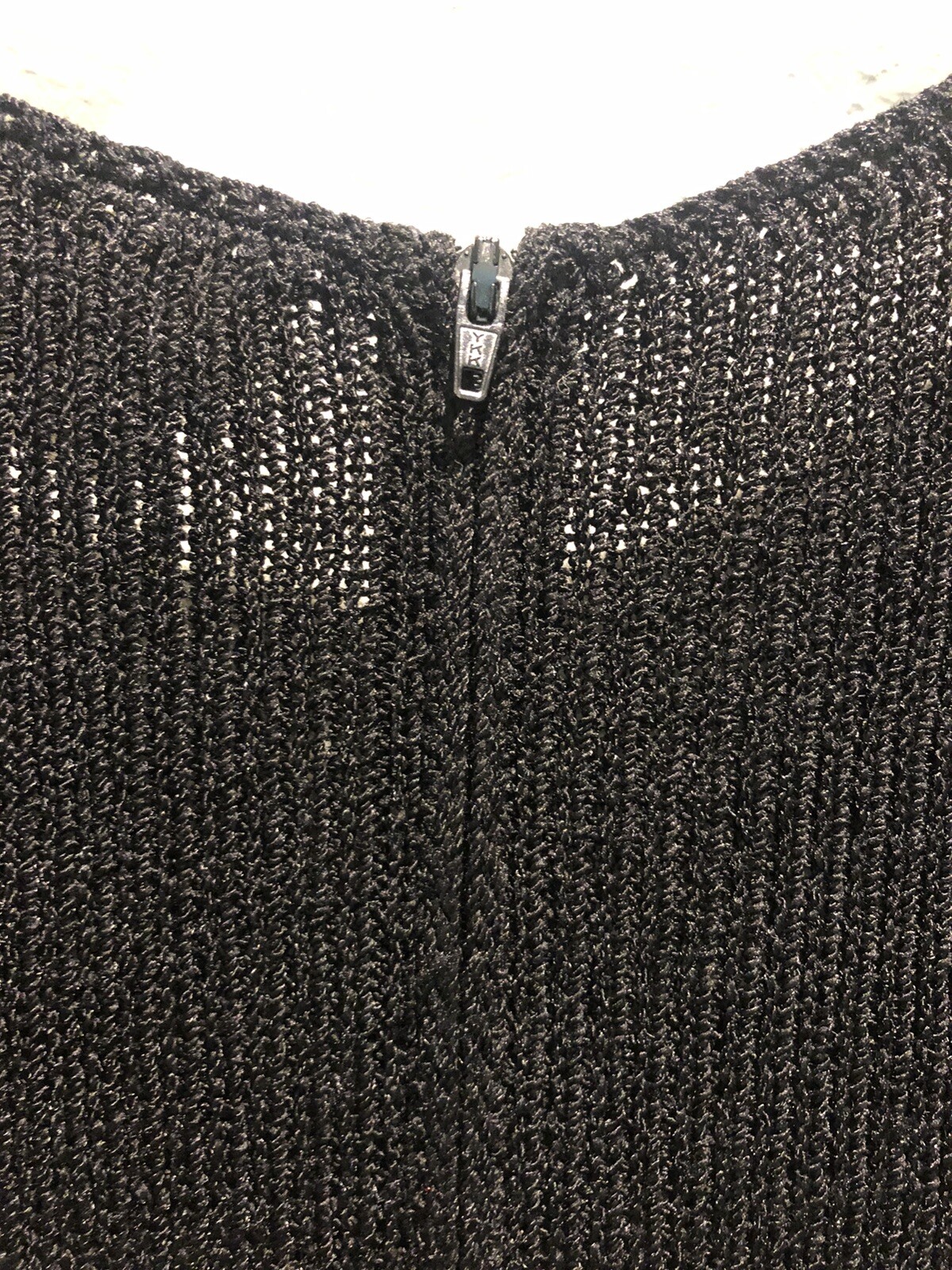 Vintage Saks Fifth Avenue Pat Sandler Wellmore Dress Sweater Knit Beaded Sz 10