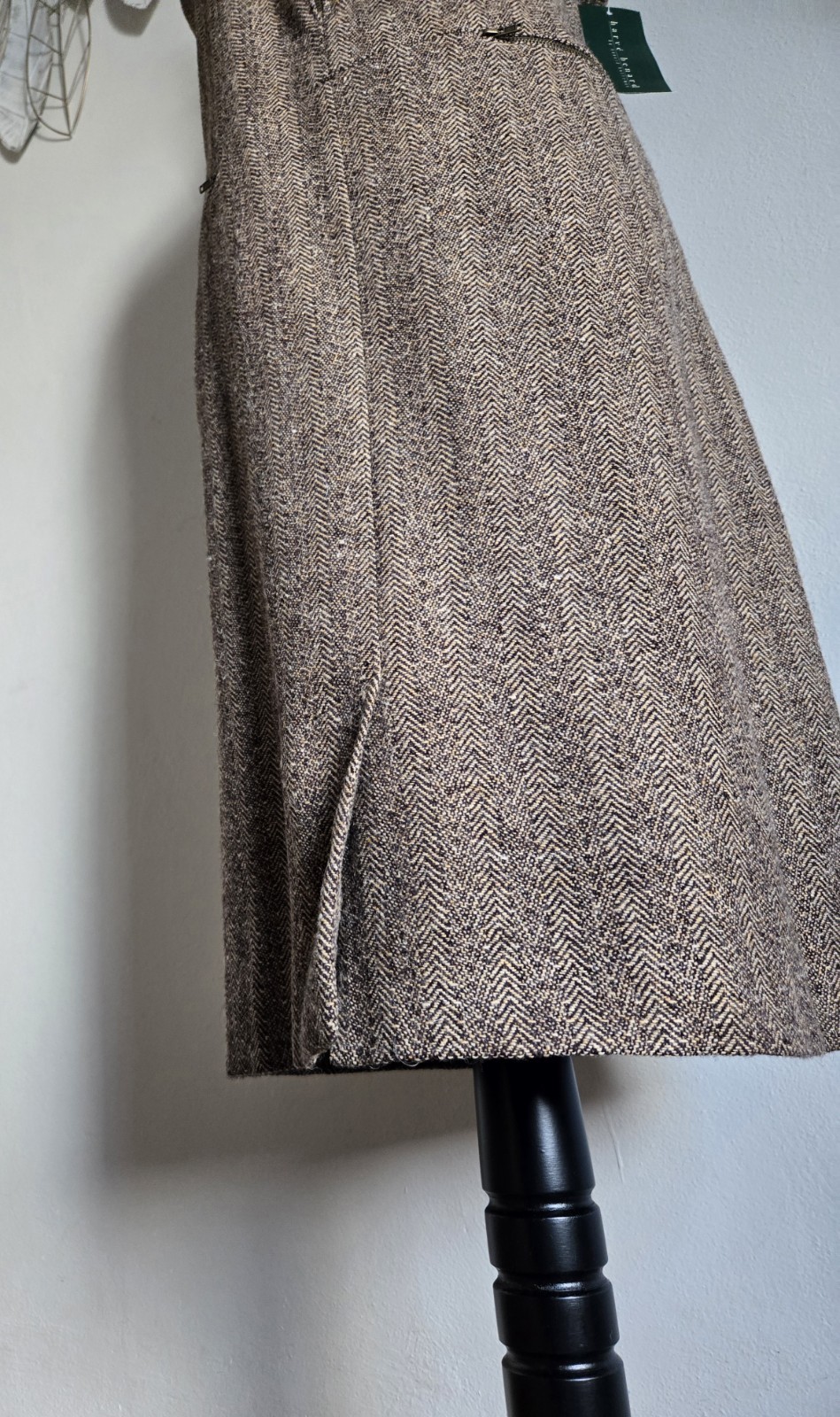 Harve Benard byBenard Holtzman/jumperDres/vintage/women/size12/wool/brown/pocket