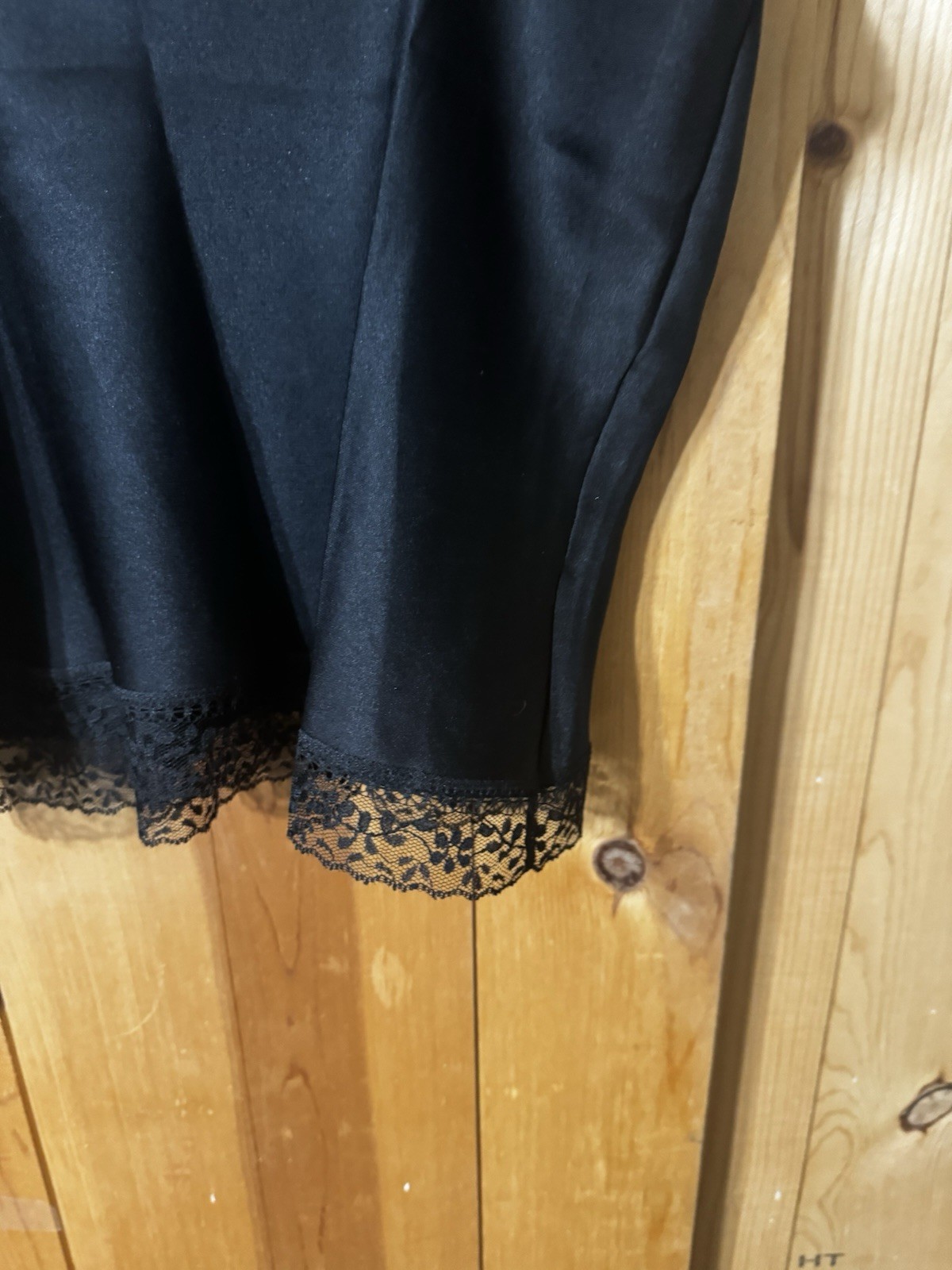 VTG 1980s Black Lace Trim Cami Women’s Medium EUC Bonne Nuit