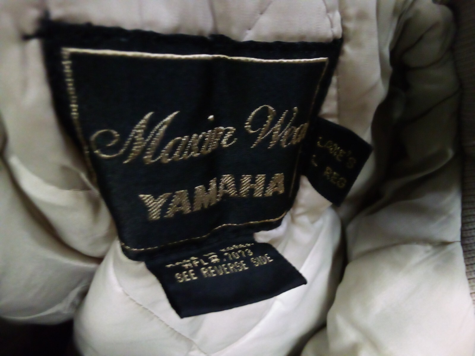 VTG 70s-80s YAMAHA MAXIM WEAR MOTORCYCLE JACKET COAT SKI/SNOWMOBILE LADIES L REG