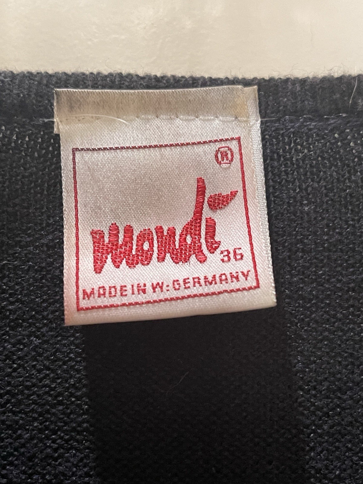 Vintage 80s Mondi Navy Military Style Double-Breasted Button Sweater W. Germany