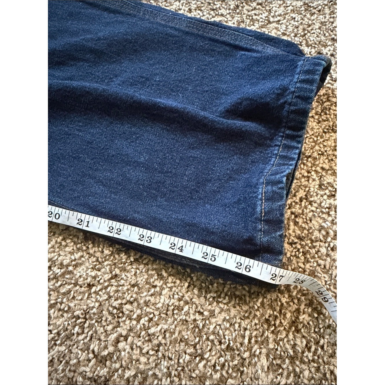 Vintage Carhartt Baggy Denim Overalls Y2K Utility Carpenter 14×28 Best 8/10