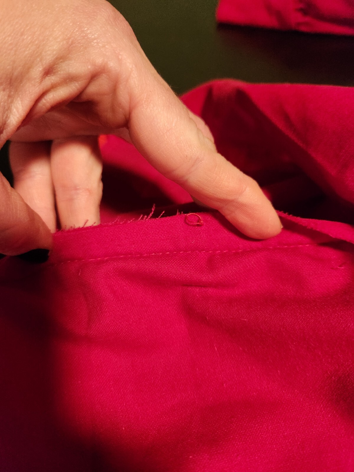 Vintage Red Velvet Dress Pearl Button Cuffs Prom Graduation Party Senior Photos