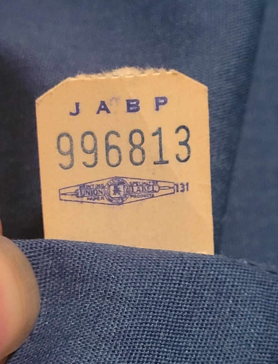 Vintage Ladies Garment Workers Union Made Dress Cortley Clarion Textile Corp