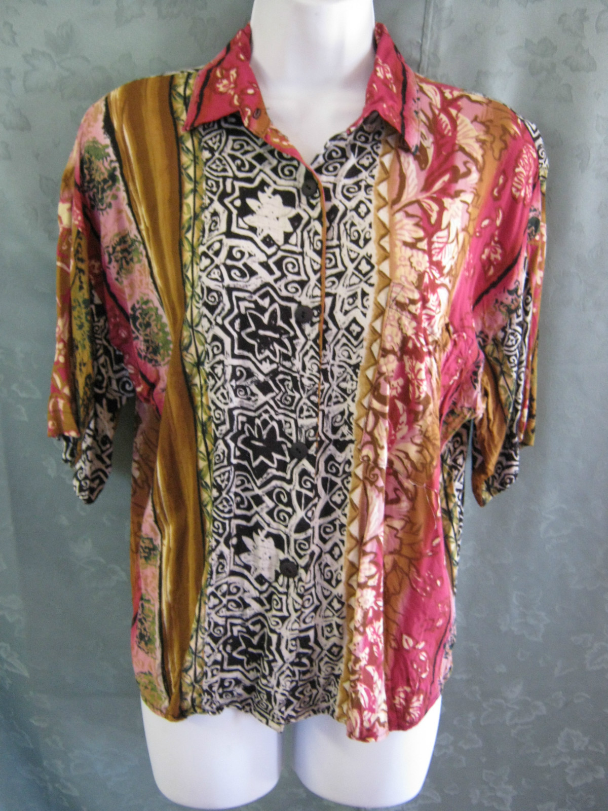 VTG Judy Knapp of California Shirt Size Large Drop Shoulder