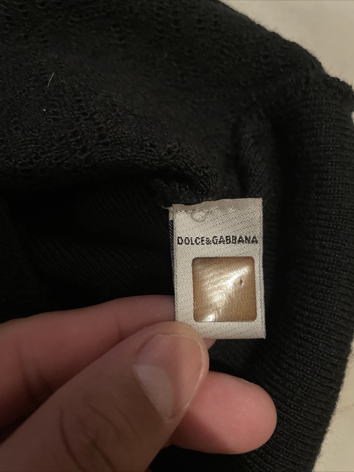 VTG 80s 90s Dolce & Gabbana Women’s SZ S Blouse Knit Ribbed Longsleeve T-Shirt