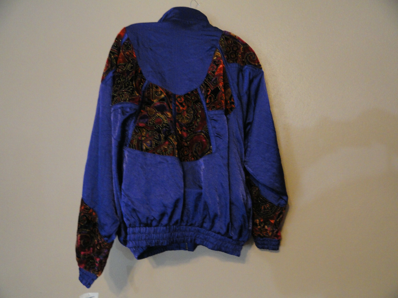 Lavon Full Zip Windbreaker Jacket Size L Purple Plum Nylon Hip hop Vtg 80s 90s