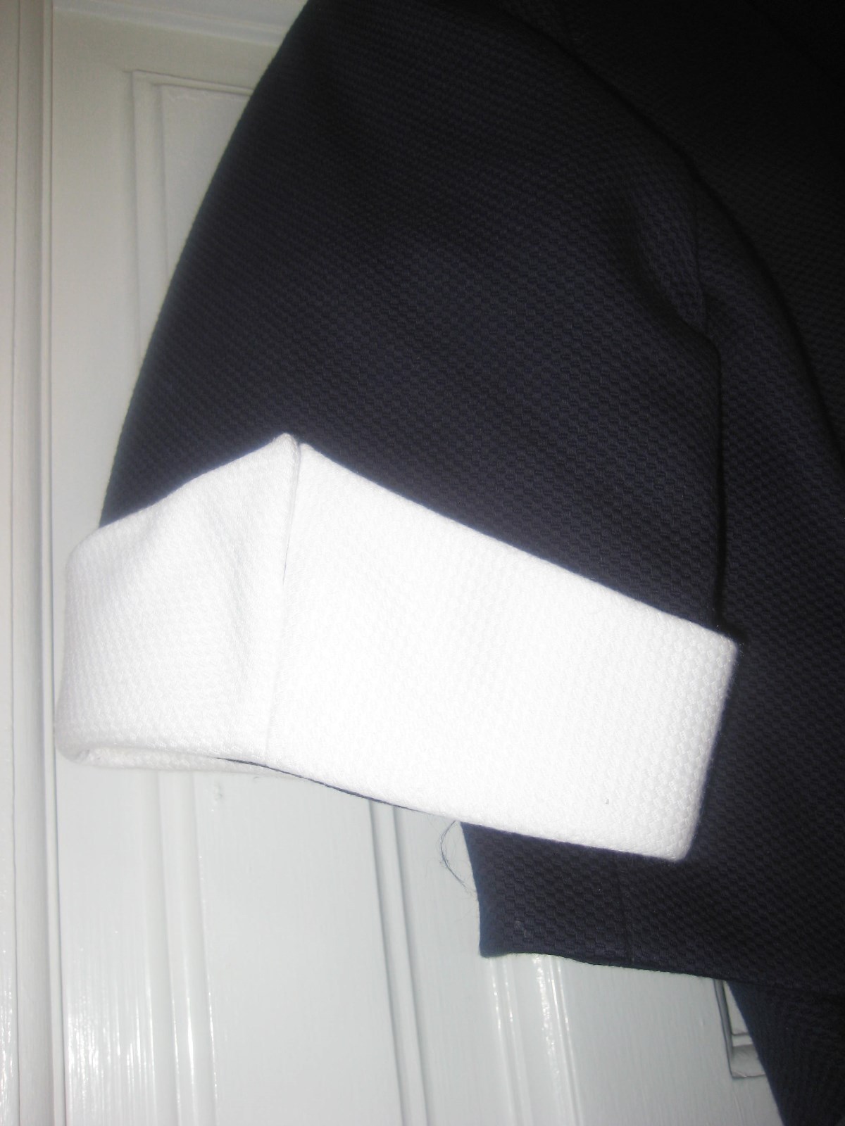 Vintage Constance Saunders 2 pc navy empire sleeveless dress & bolero jacket 2