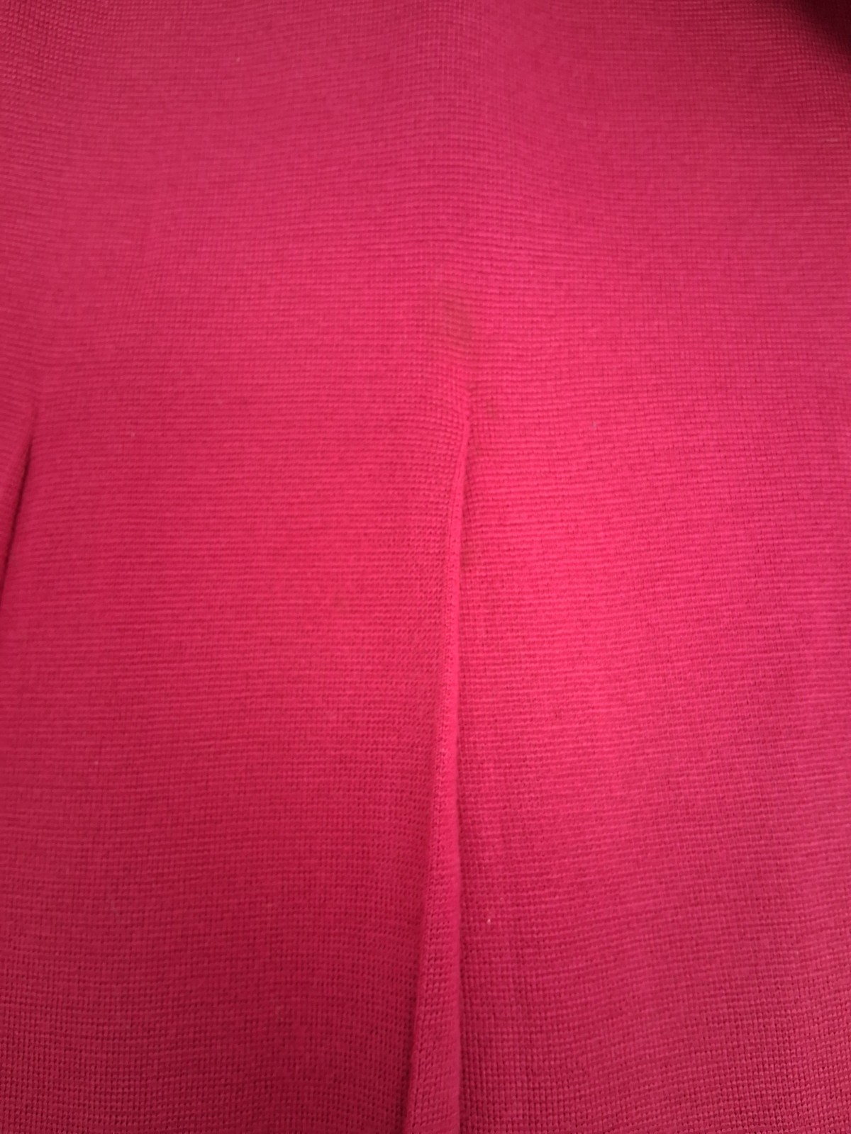 Vintage 60s Mod Dress Cranberry Red Wool Shift Pleated Dress Gino Paoli Italy 10