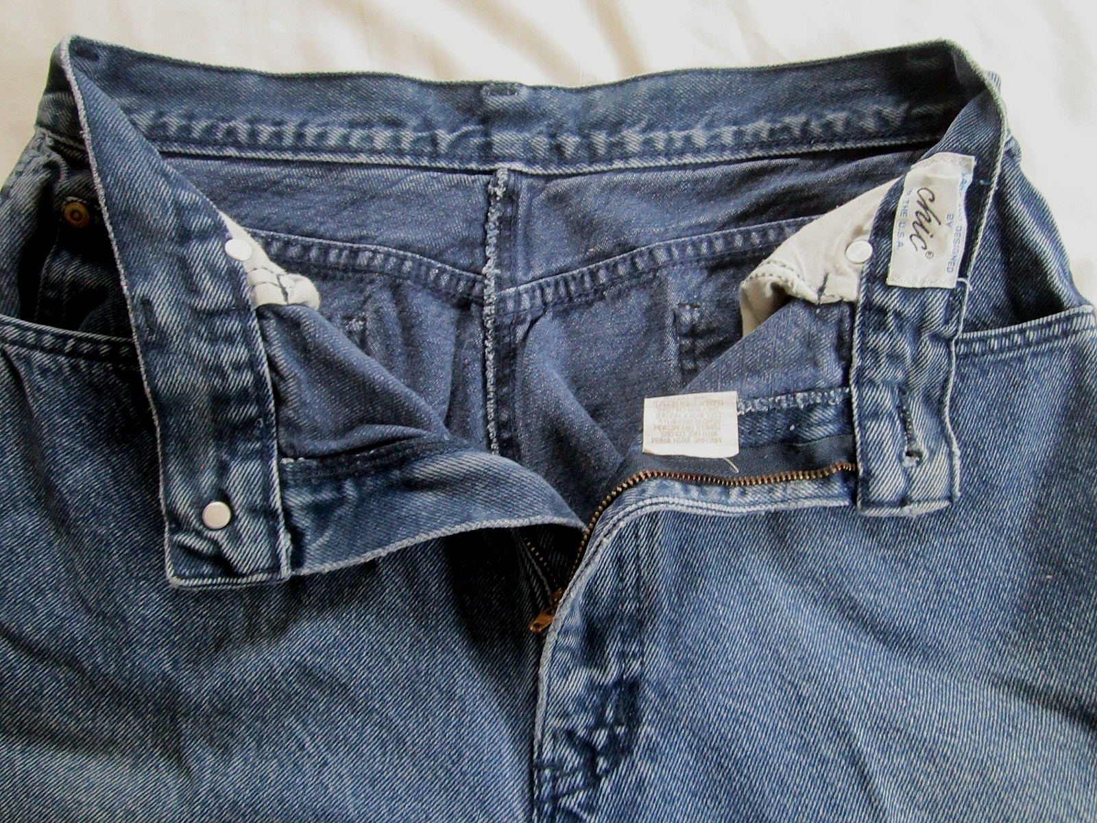 Vintage Chic Hipster Jeans Women’s MOM Denim PANTS 80s Sz 13 T High Waisted Worn