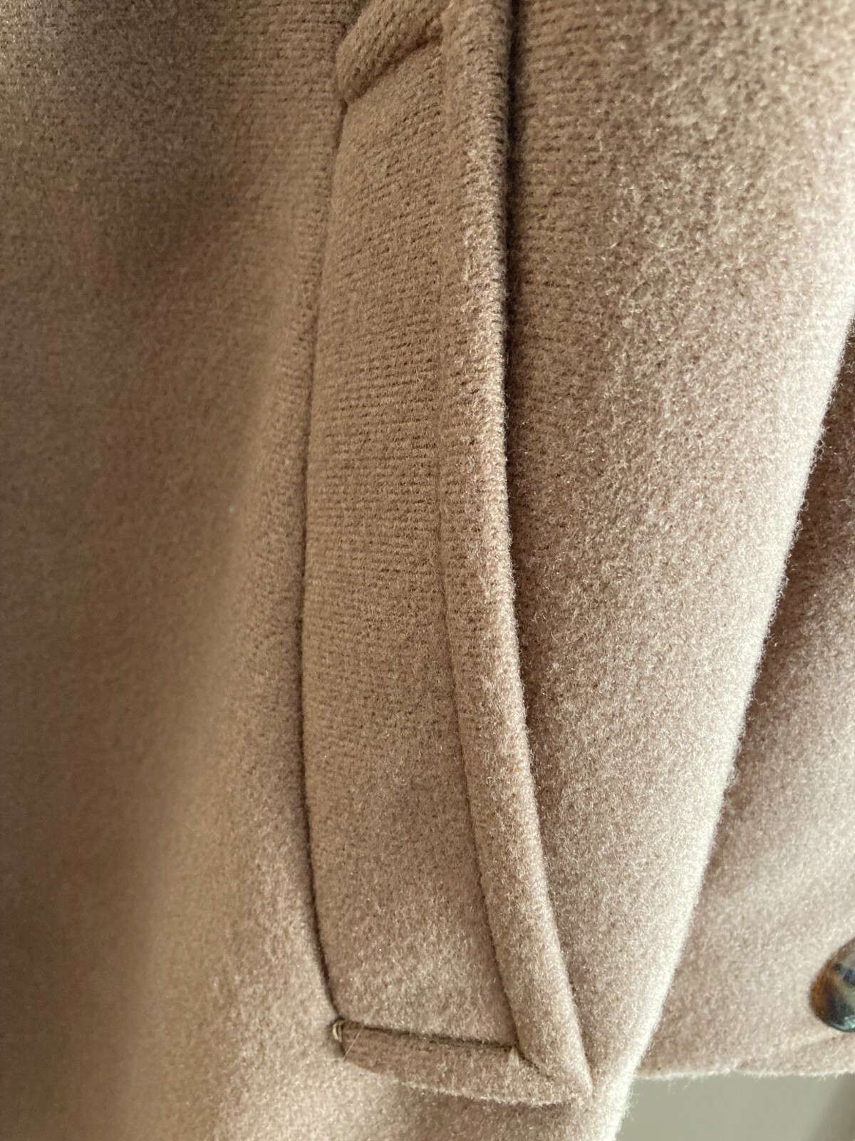 Wellington Fashions Dress Coat Jacket Camel Kashmiracle Lined Vintage Medium
