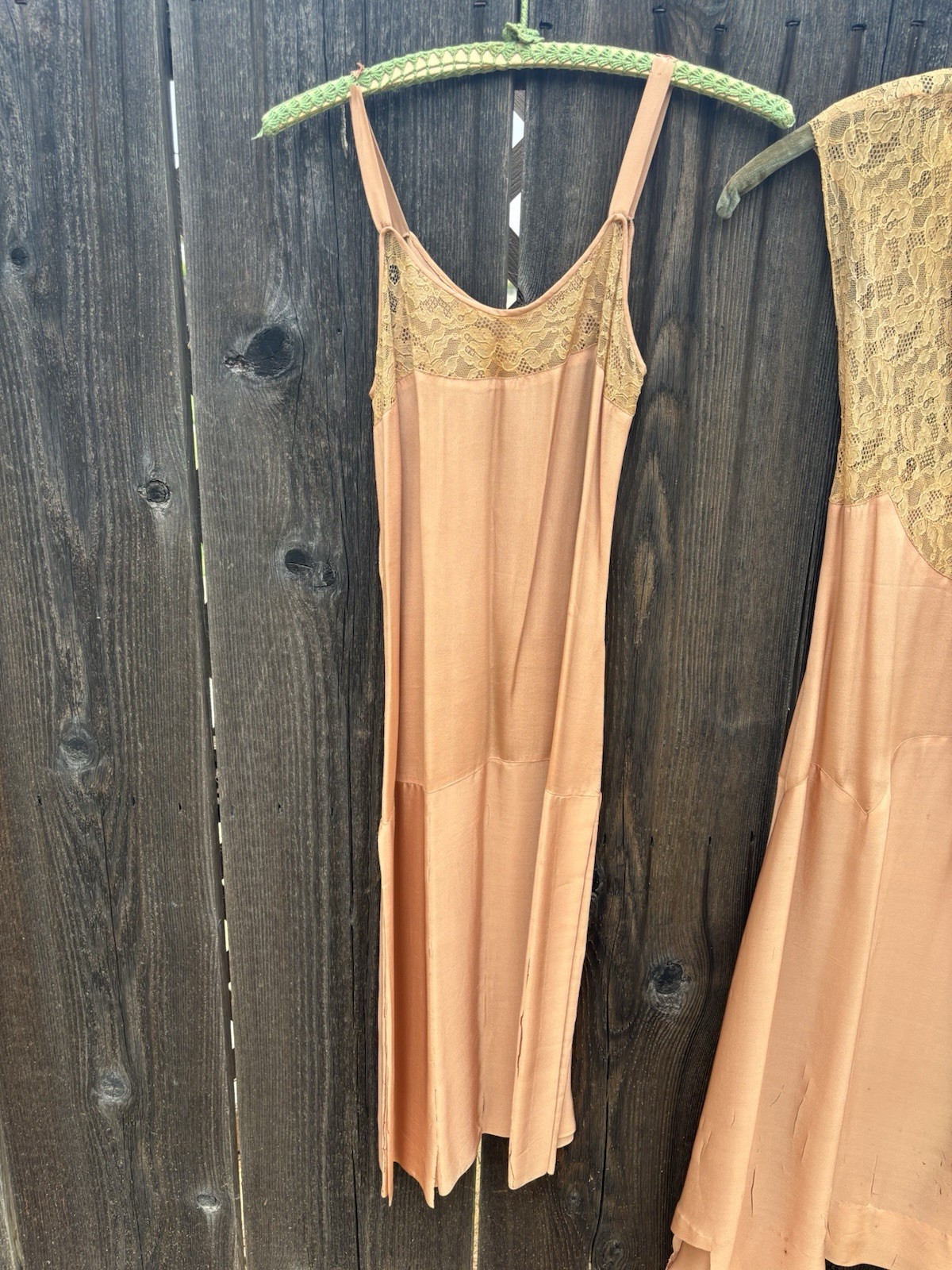 Vtg 20’s/30’s Silk 3 Piece Set Shattering Throughout For Study Or…