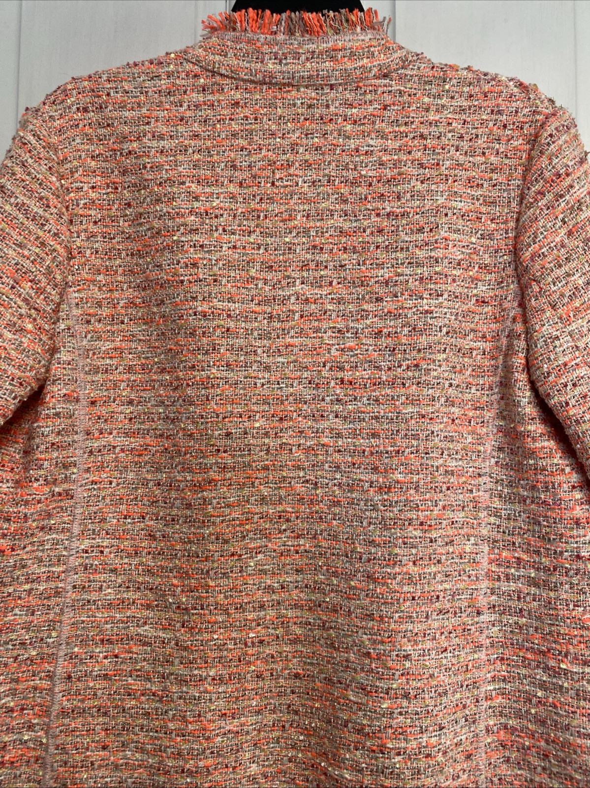 Vintage Neumann Marcus Exclusive Tweed Cardigan, Size Small Blazar Jacket Career