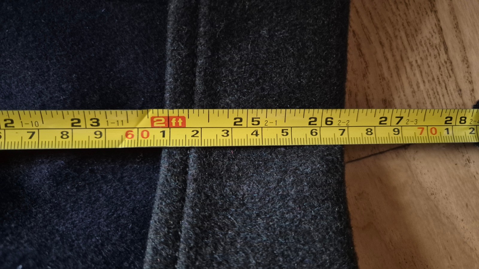 Loden vintage blue-green wool alpaca coat