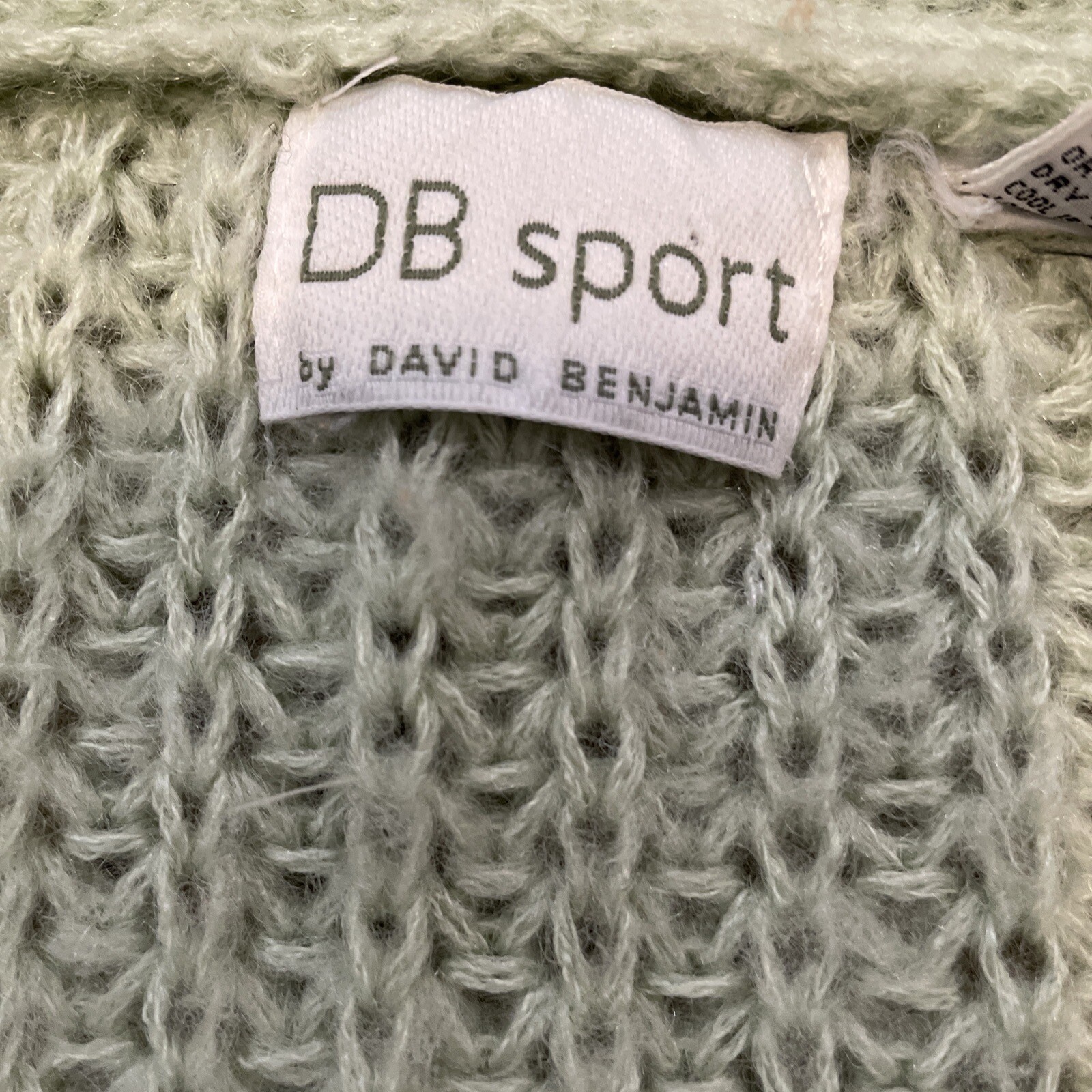 Vintage DB Sport By David Benjamin Cardigan Sweater Acryllic Made in Taiwan ROC