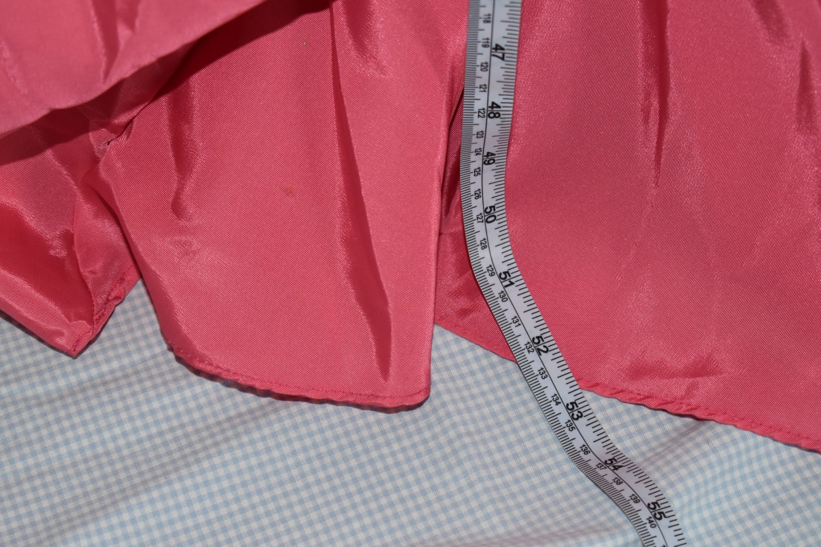 JCPenny Vintage Juniors 9 Hot Pink Long Prom Party Dress Taffeta Floor Length