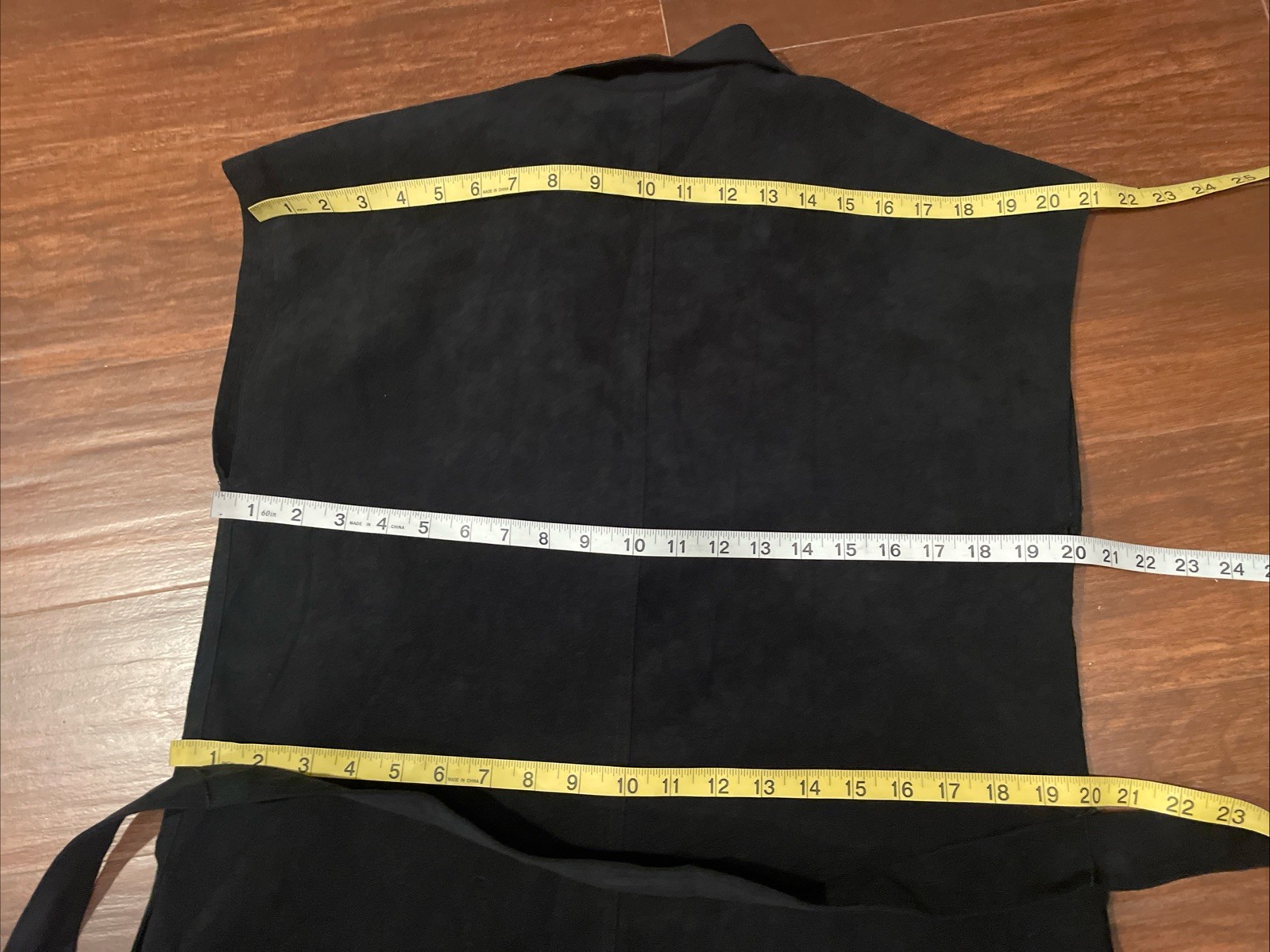 Vintage 1970s Blassport Bill Blass Ultra Suede Black Button Down Dress Sz 12