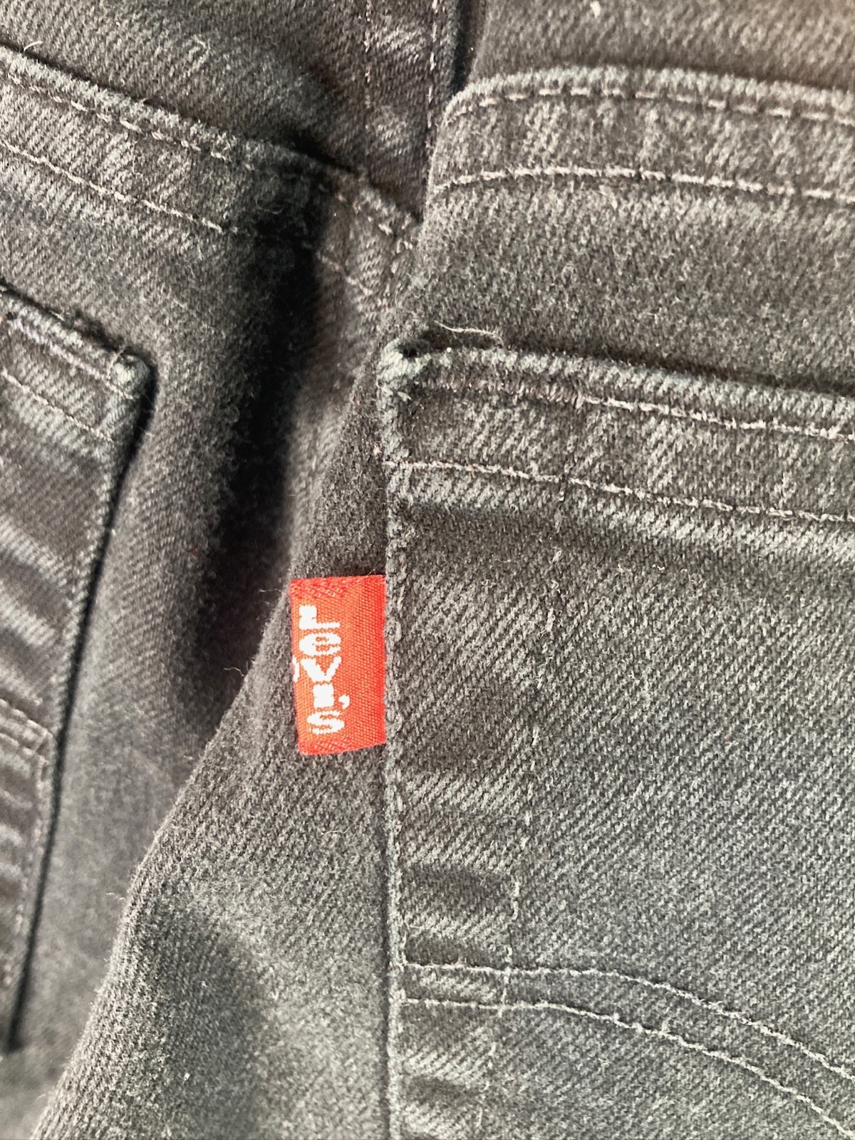 Levis 550 Jeans Womens Size M 8 Mis BlackRelaxed Fit Tapered Leg 28×30 VTG