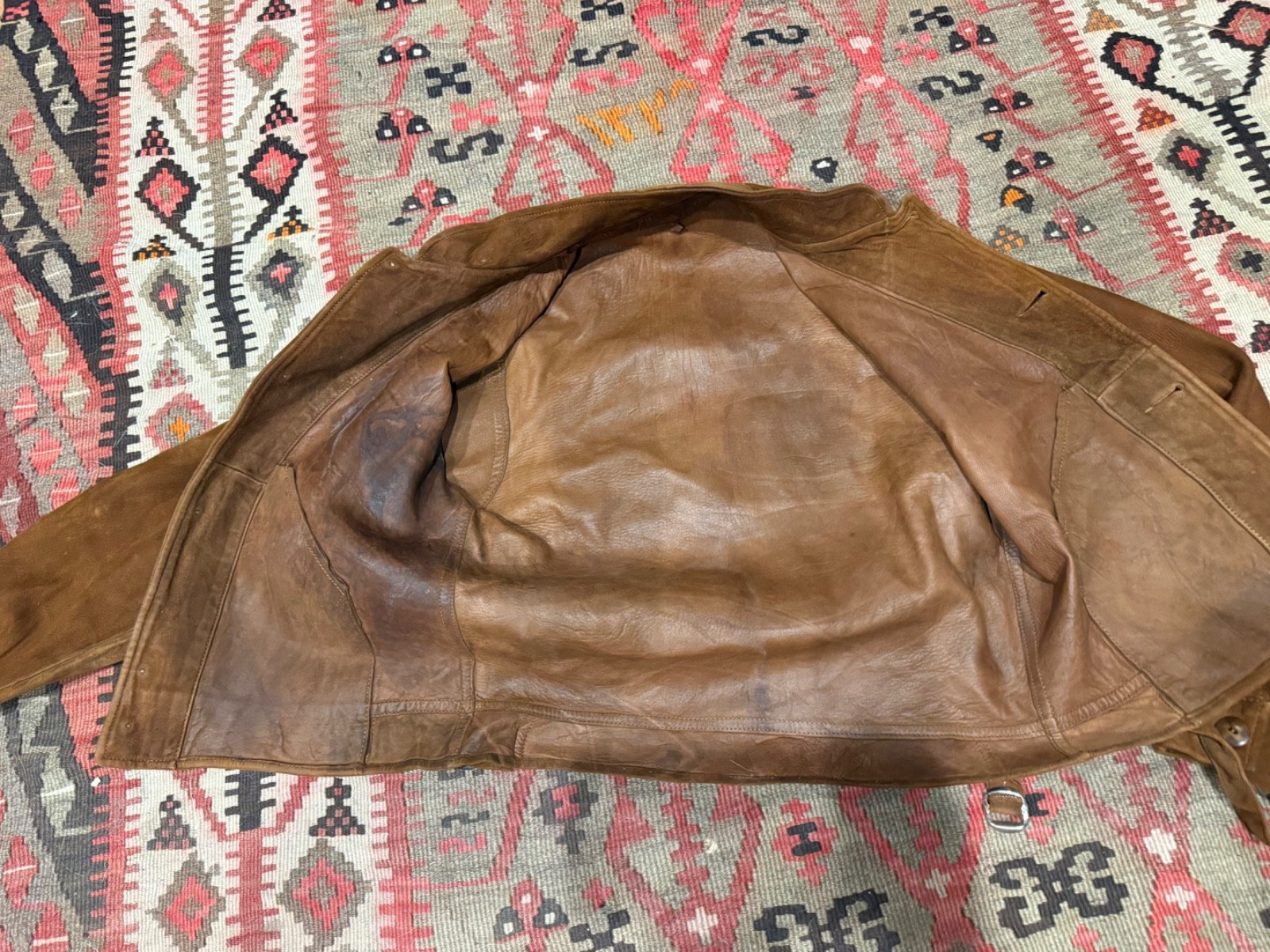 Vintage 1930’s rare small deer skin cossack riding jacket