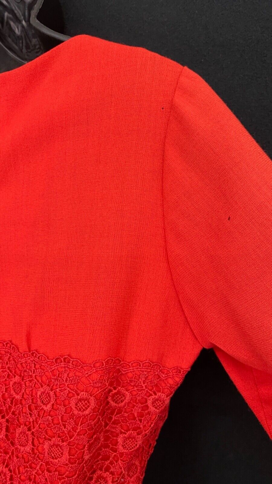 Vintage red 1950s dress set, short sleeve, sleeveless sundress bolero, pin-up XS