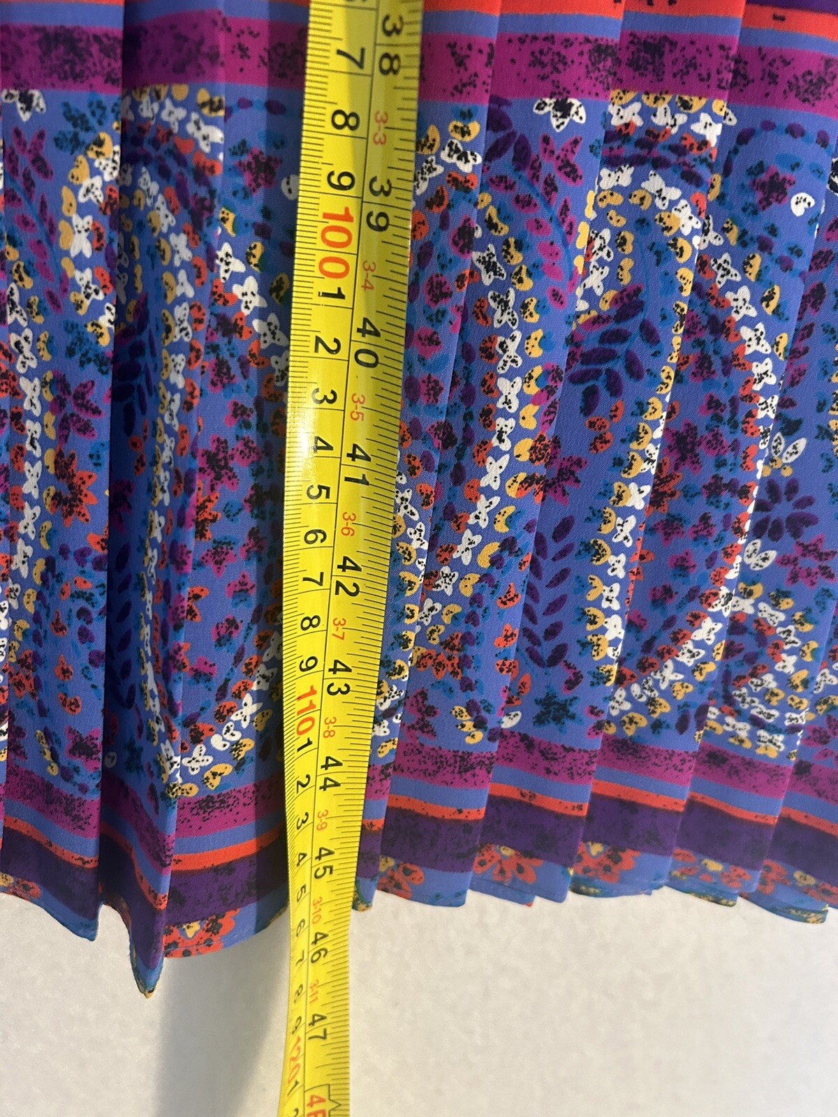 Vintage Lorac Original by Lady Carol 70s Belted Colorful floral paisley dress L