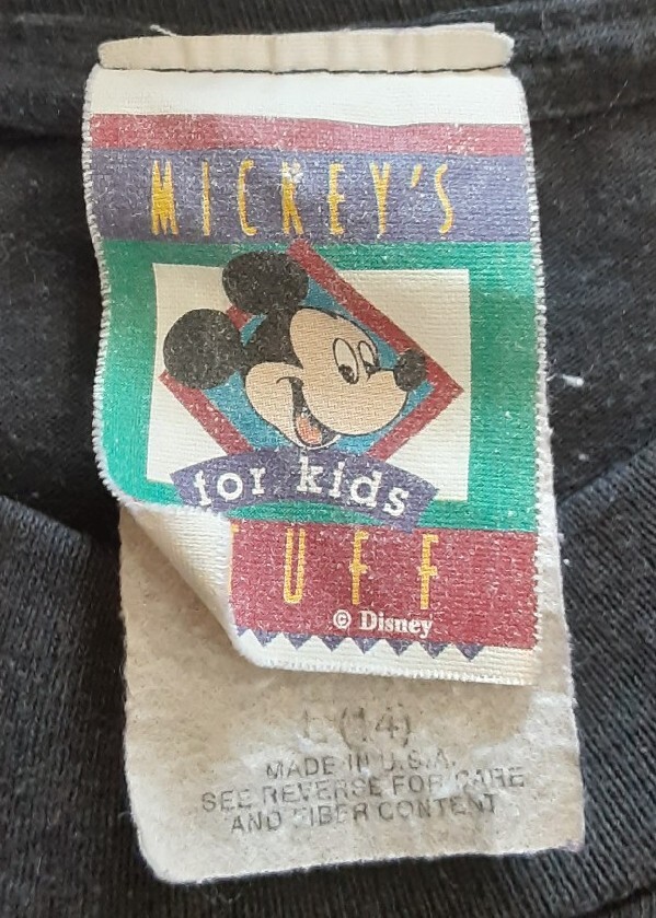 Vintage 90’s Disney Minnie Mouse T Shirt Single Stitch Hip Hop Made USA Large 14