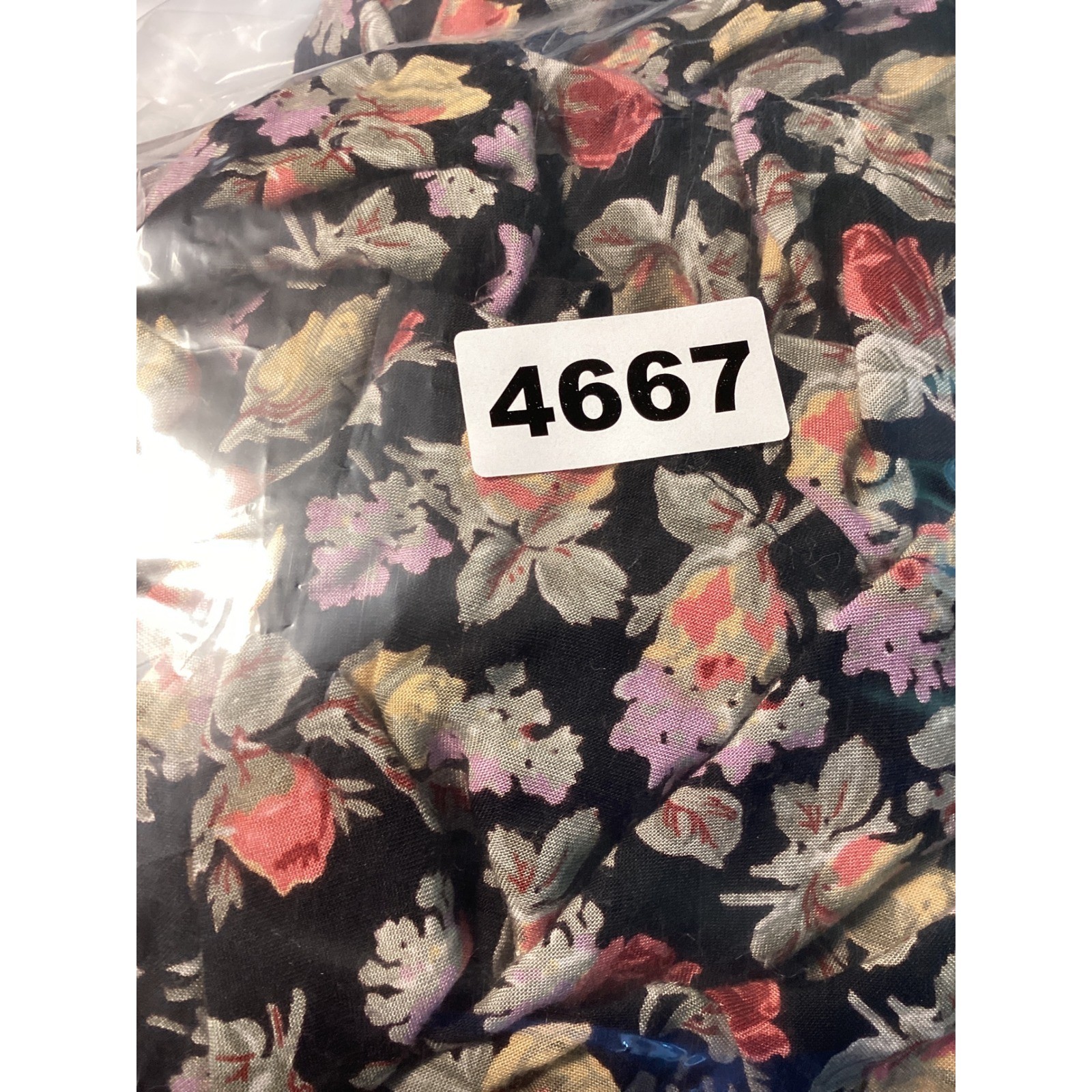 Vintage Leslie Fay Floral Midi Dress Black Long Sleeve 90s USA Made Size 8