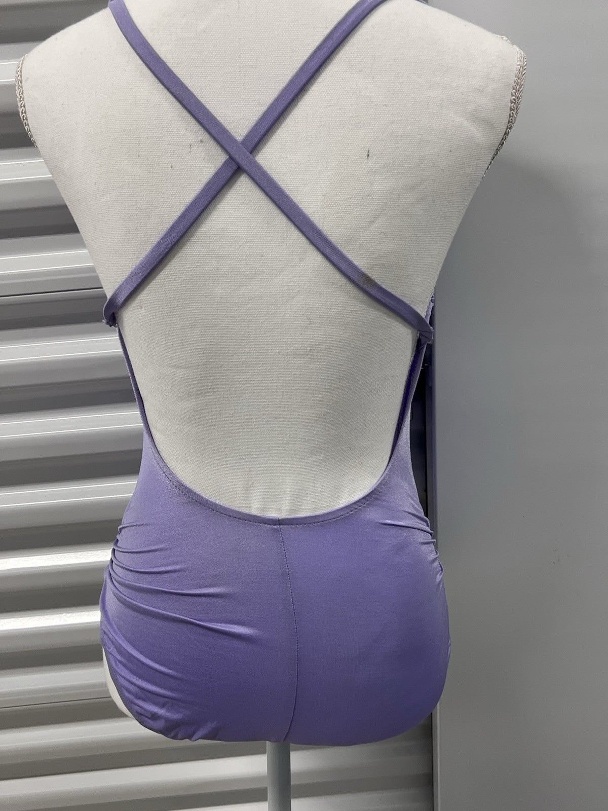 Vintage 1980’s Cheryl Tiegs Sears One Piece Swimsuit Purple Size 12 SEARS
