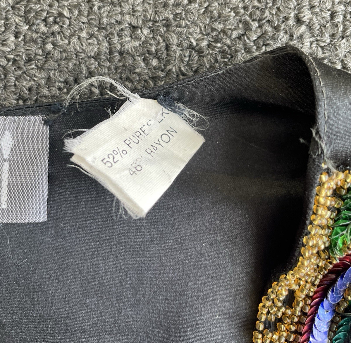 Vintage Modi Colorful Rainbow Sequin Western Show Vest Size M (8-10)