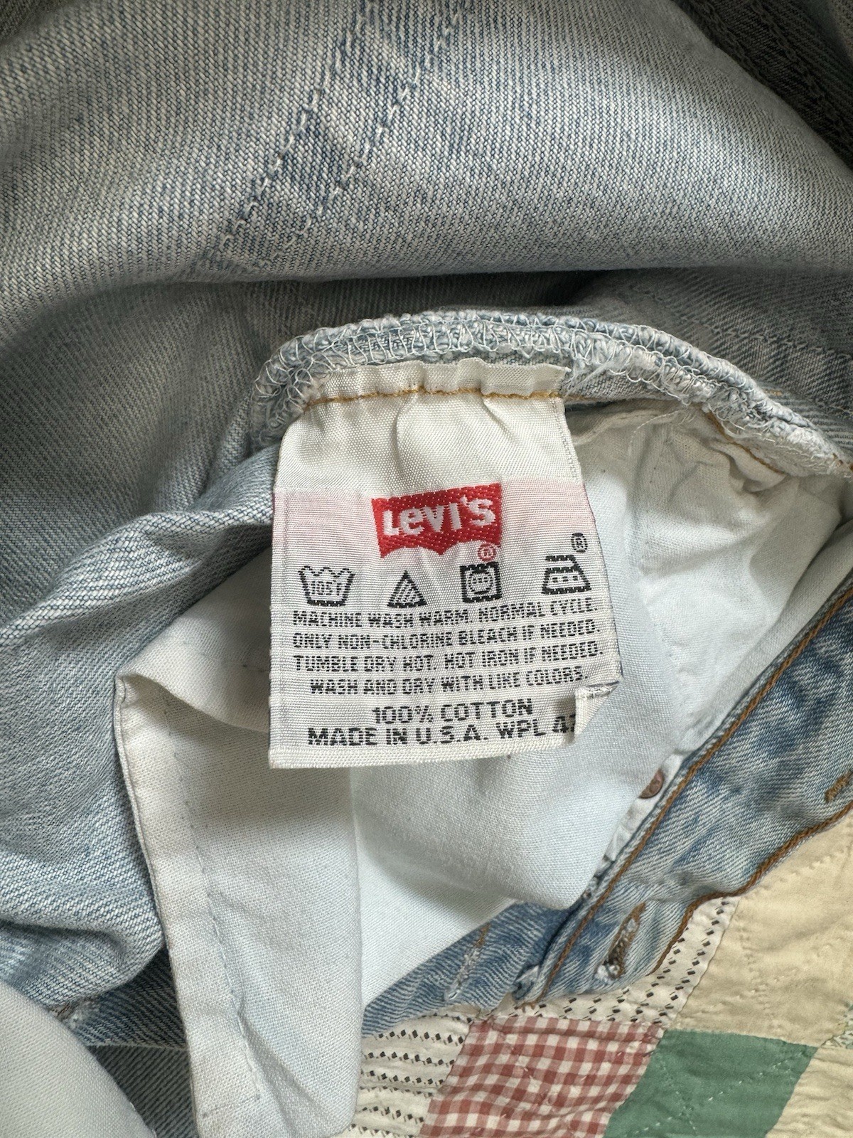 Vintage 1990s Levi’s 701 Student Light Wash Perfectly Faded Distressed 26 x 29