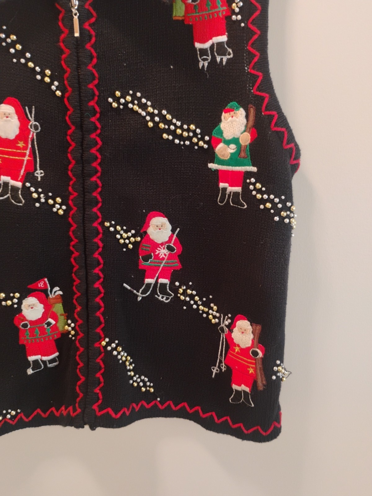 Designers Originals Studio Joy Christmas Sweater Vest Lot Of 3. Size PM. 'Ugly’
