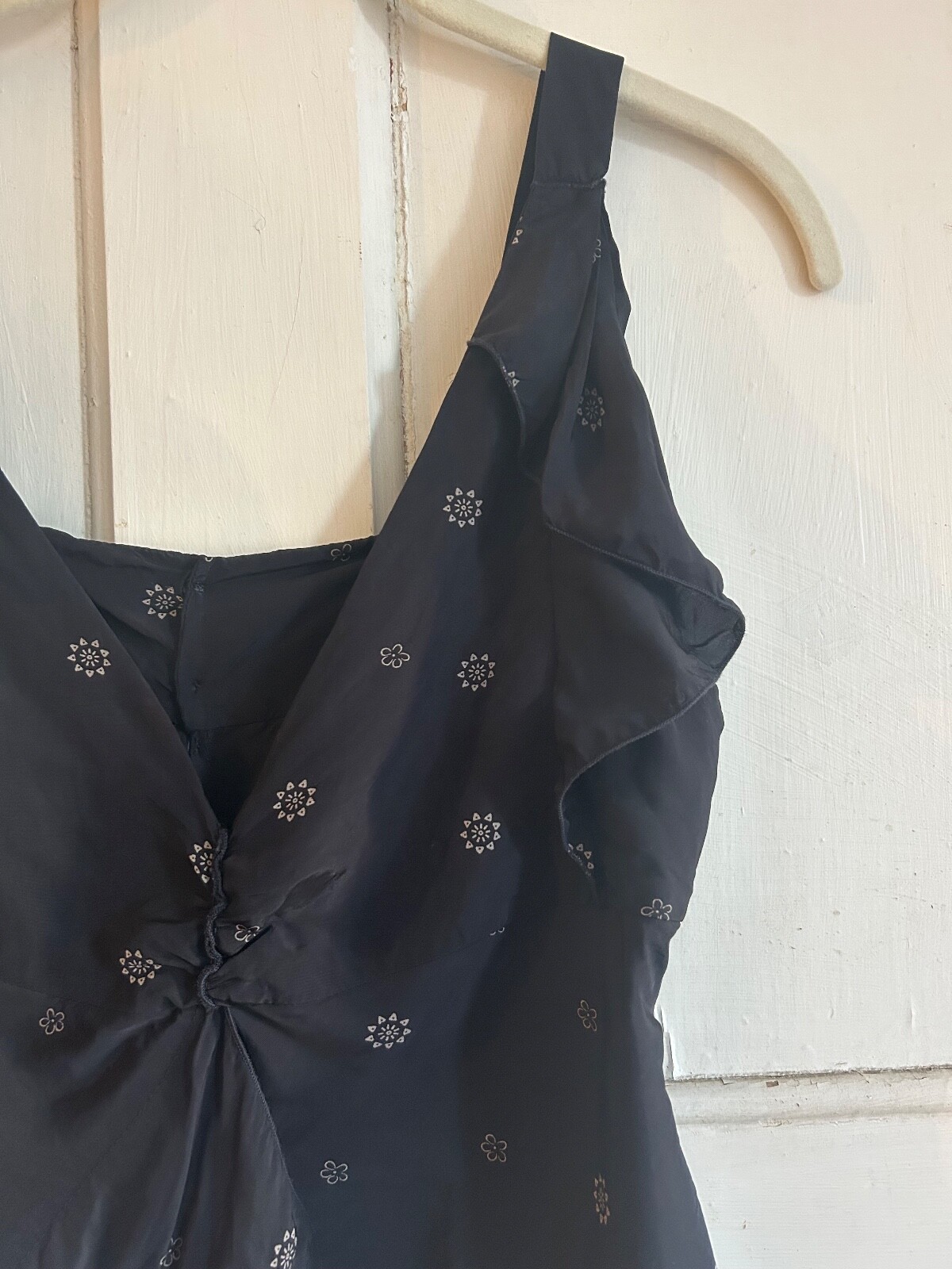 Vintage 90s MARITHE FRANCOIS GIRBAUD Handkerchief Tank Top Size: 27