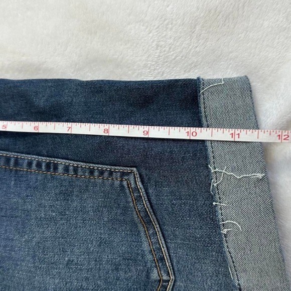 Hollister blue denim distressed shorts Y2K vintage mcblin
